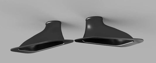 Bumper Cutout for BMW F80, featuring sleek design for optimized brake cooling performance.